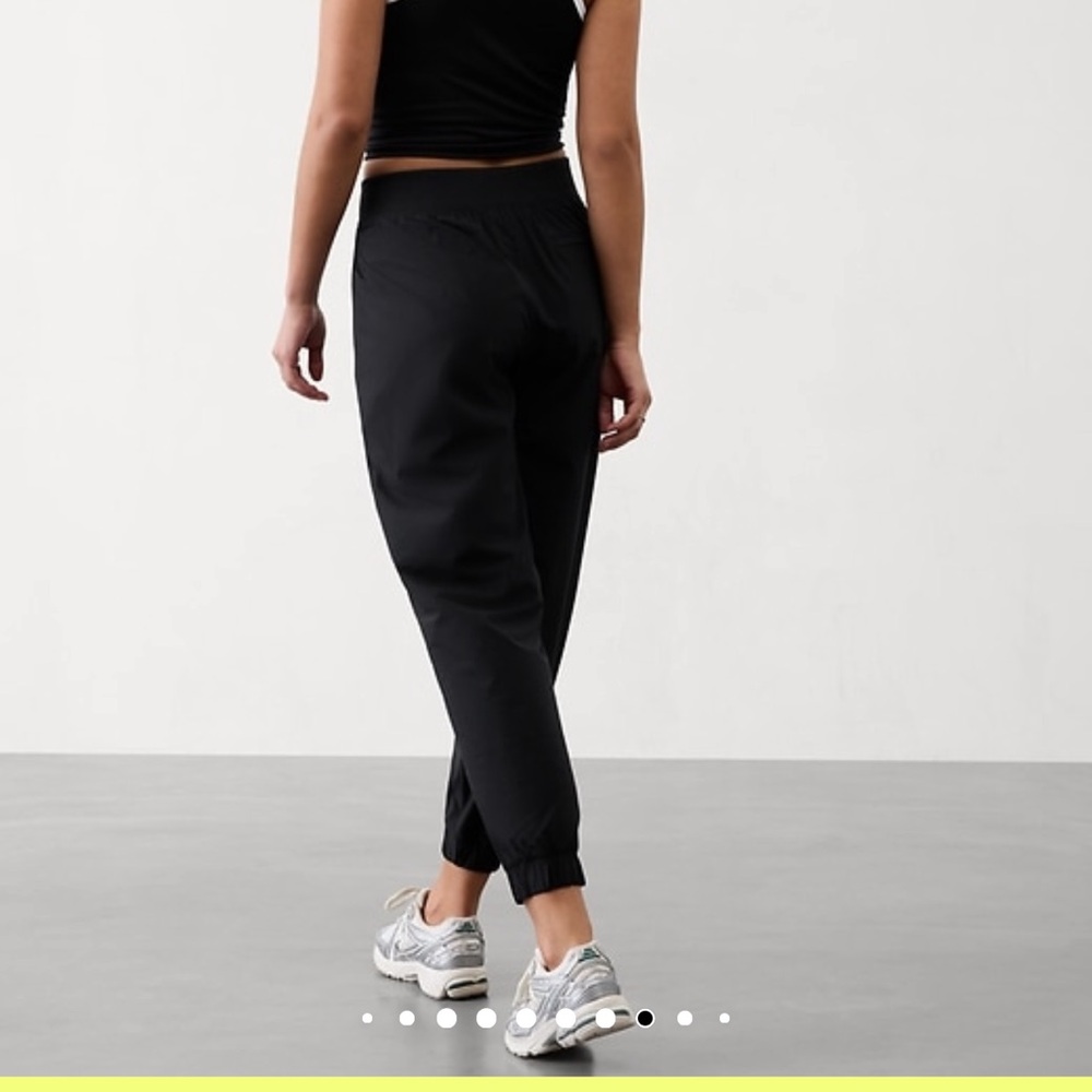 Athleta Black Track Pants Relaxed Fit Joggers